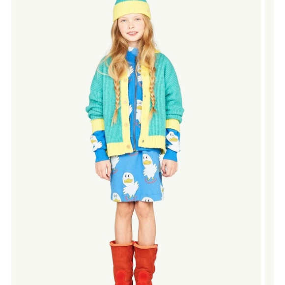 Blue Duck Print Kids Skirt - Picture 3 of 4